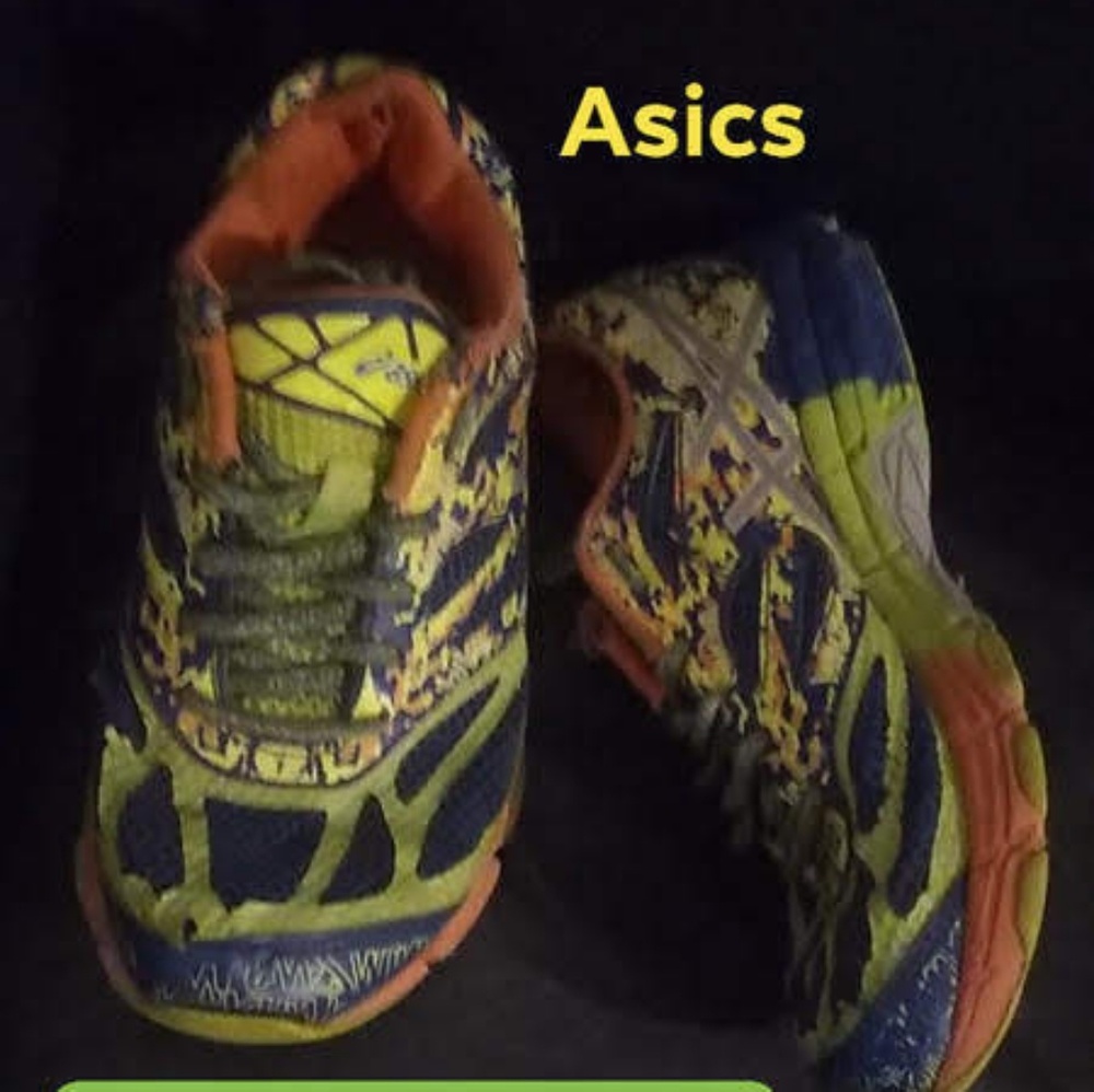Boys Asics running shoe